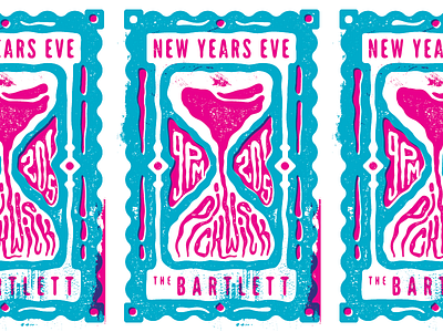 NYE americana gig poster music pnw poster spokane