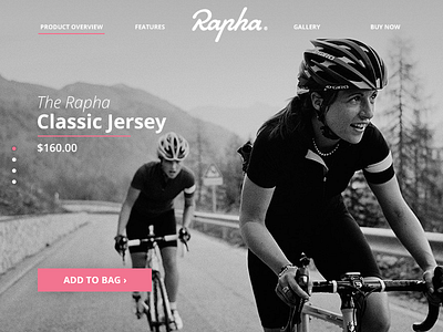 DailyUI 003 - Landing Page (Above The Fold) 003 bike bike jersey cycling dailyui dailyui 003 rapha