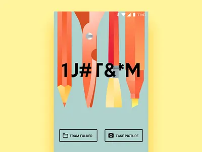 Select Picture android app colour material