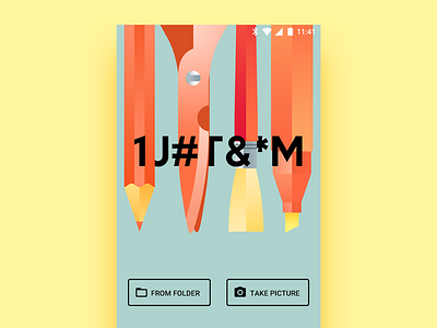 Select Picture android app colour material