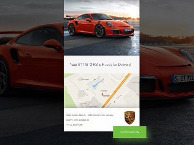 Porsche UI concept 911 app clean design porsche raff hbb ui ux web