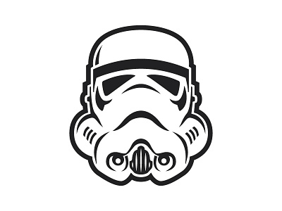 Stormtrooper black dark side icon illustration imperial logo star star wars stormtrooper wars white