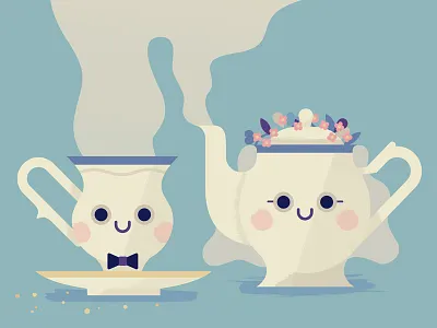 You're My Cup Of Tea crumbs tea teacup teapot wedding