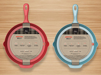 Lg Skillets mock up packaging product