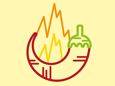 Hot Chilli art auckland awesome chilli design doodle food illustration logo thicklines vector