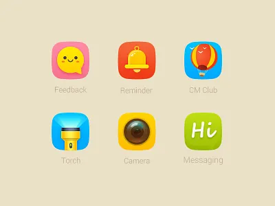 THEME FOR CM Launcher camera club icon launcher theme torch