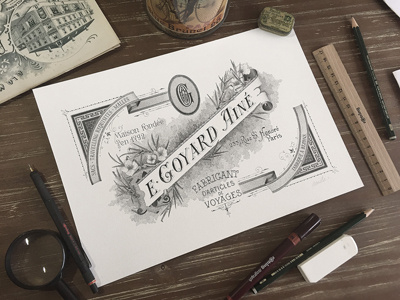 Xavier drawing typography