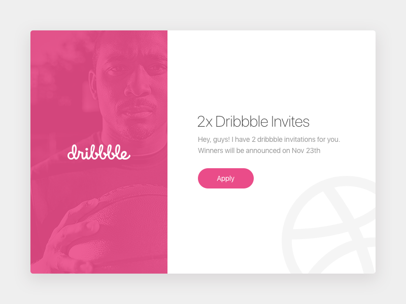 2x Dribbble Invites [UPDATED - NO INVITES LEFT!] basketball dribbble invitations invite invites