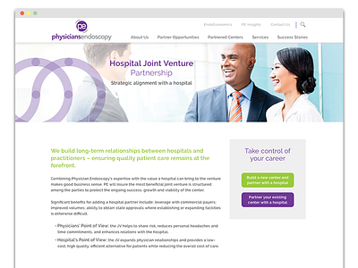 PE Partnership Page health website