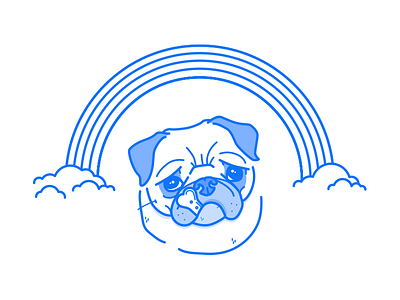 Bring Schneider Home golden age of radio pug rainbow replyall