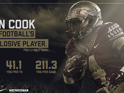 DC4Heisman college football dalvin cook florida state football fsu heisman seminoles