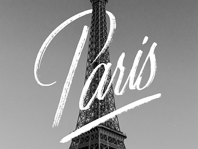 Dribbble hand lettering lettering lettrage pray for paris