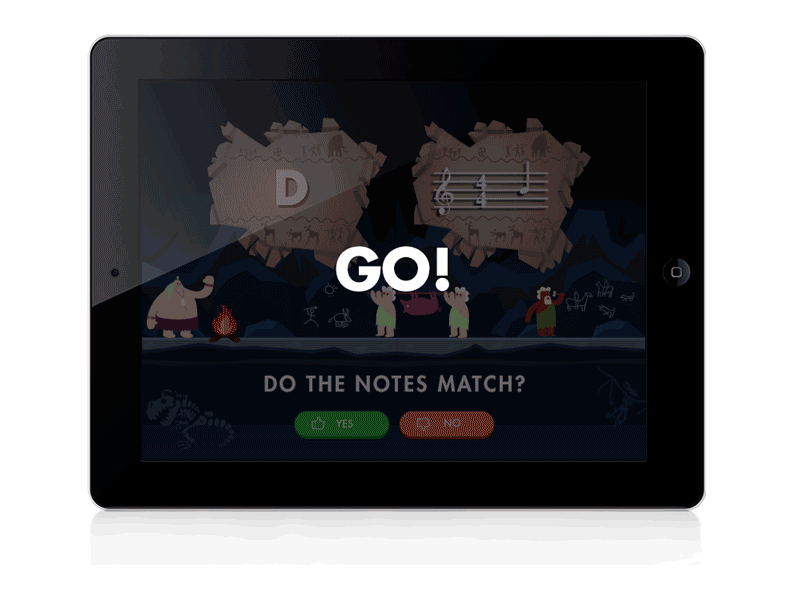 Gamification of Note reading cave games gamification monsters
