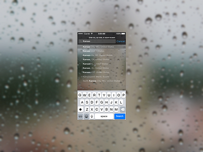 Daily UI 022 :: Search :: Search for Location dailyui location search ui
