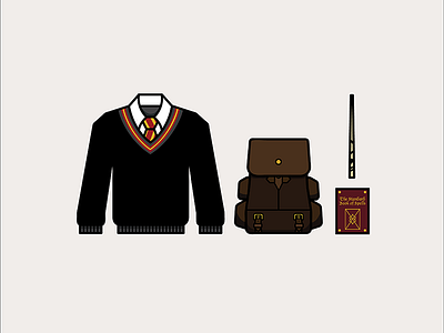 Gryffindor gryffindor harry potter icons illustrations vector