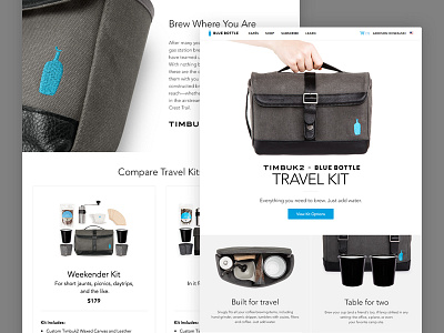 Timbuk2 + Blue Bottle 2015 Travel Kits blue bottle coffee kit timbuk2 travel