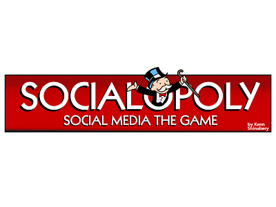 Socialopoly board game keynote keynote speech logo monopoly social media