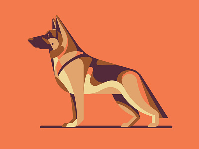 German Shepherd dan kuhlken dkng dog german shepherd nathan goldman shirt sticker vector