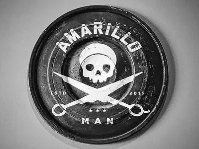 Amarillo Man - Air Cleaner Cover logo paint sign