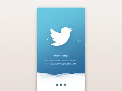 Onboarding app mockup onboarding screen sketch swipe twitter