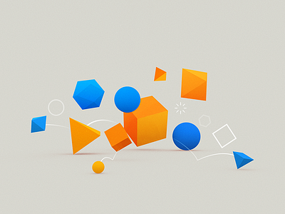 Shapes c4d design geometric illustration motion graphics shapes