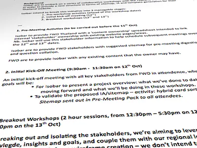 UX Artefact example #003 - UX is not always sexy artefact not sexy text document ux ux artefact ux management