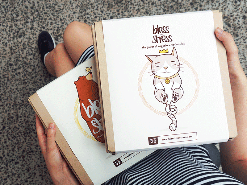 BTS Kit box clean diy icons illustrations kit packaging pattern simple student tag wrap