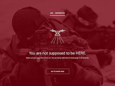 403 Restriced Page 403 access denied not allowed restricted page ui design ux design
