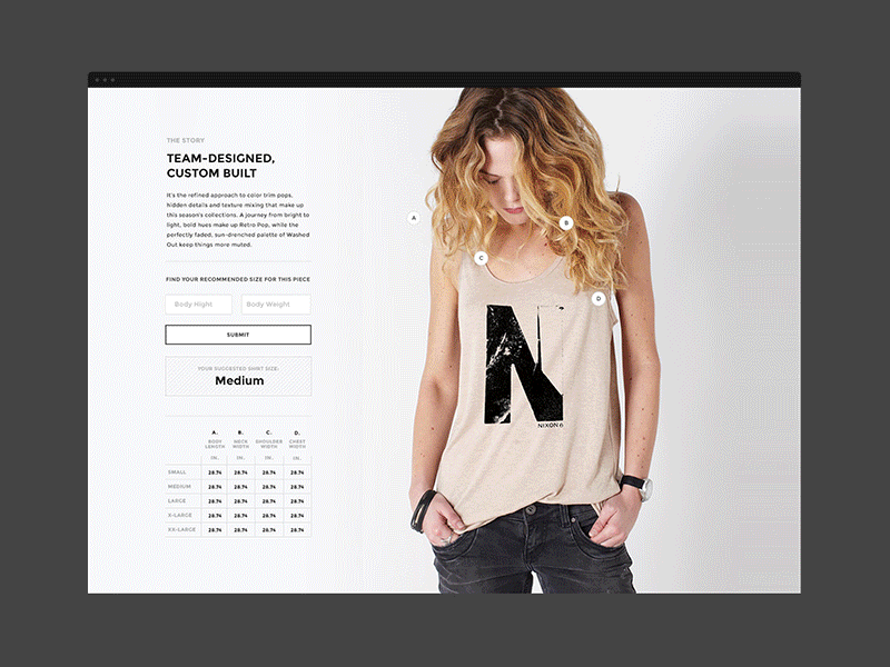 Nixon Case Study case study design ecomm gif nixon