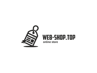 web-shop.top logo mouse shop site tag