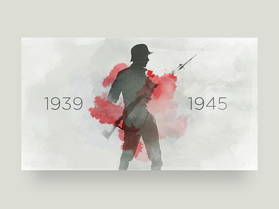 World War II motion concept 03 blood color motion ps war