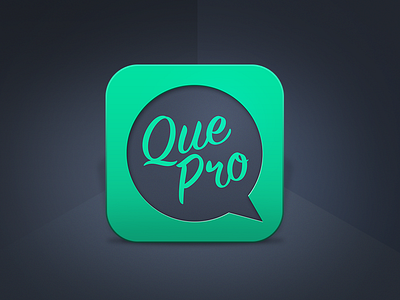 QuePro app app design icon ios mobile uxui