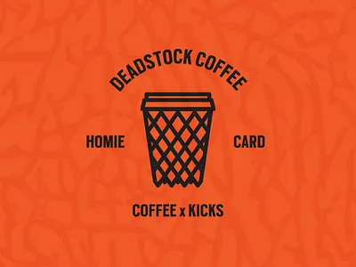 The Homie Card basketball coffee color illustration typography