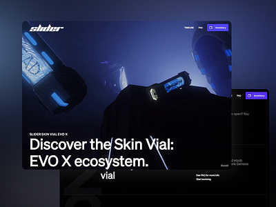 Dark-toned ecosystem design for Slider branding through ui cutting edge design futuristic branding slider tech brand design tech brand web tech driven ecosystem tech forward design tech savvy design ui ui design ui design for website ui ux user friendly interface ux ux design ux web design web design web interface website design
