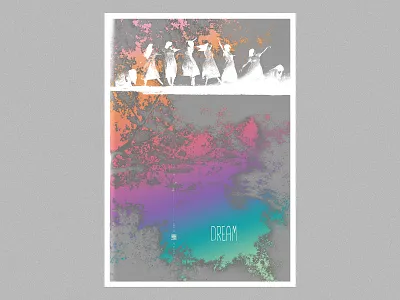 Dream - Jackie Lune - Newspaper Spread aa album artwork album cover design graphic design newspaper poster print