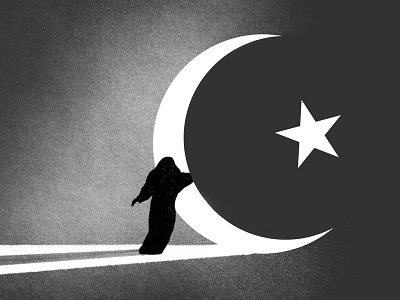 Mosque editorial illustration mosque