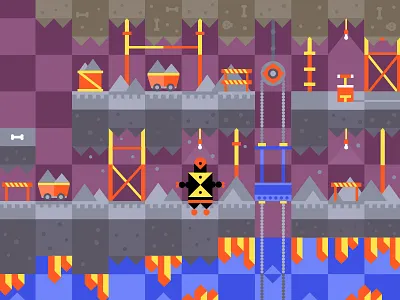 The Archetopes_Mining Cave arcade archetopes cave game geometric mining