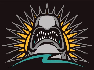 Virginia Beach Bull Sharks bull shark concept fantasy hockey major league hockey shark virginia beach