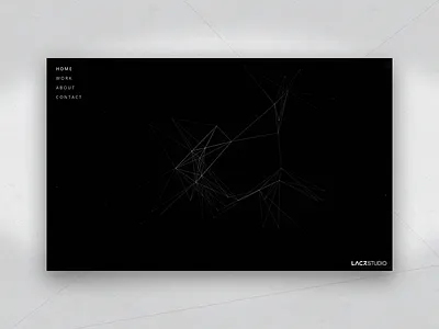 Concept - Constellation Overlay Menu constellation monochrome motion navigation overlay responsive stars