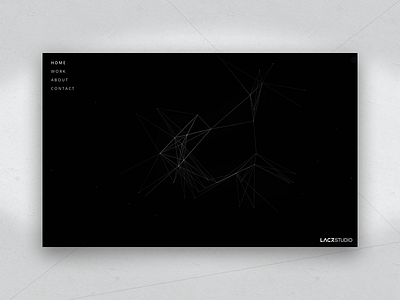 Concept - Constellation Overlay Menu constellation monochrome motion navigation overlay responsive stars