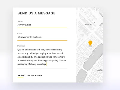 Contact card contact dailychallenge dailyui input ui us userinterface ux