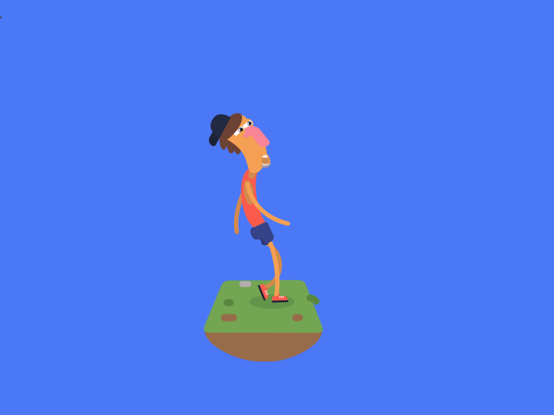 Muscle dope 2d ae animation characters drugs gif graphics loop motion muscles walk cycle