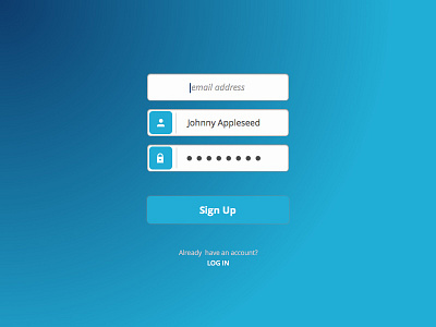 Daily Ui: Day 1 - Sign Up Form 001 dailyui forms log in sign in sign up ui