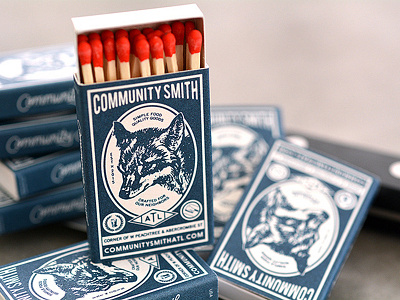 Community Smith Matches / Atlanta, GA hotel matchbox restaurant