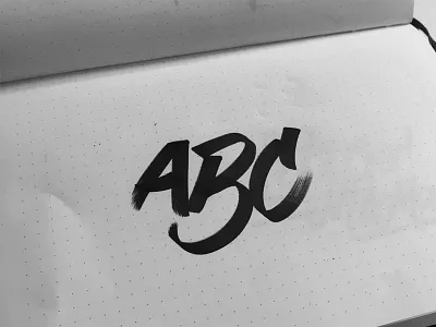 quick lettering practice a abc b brush c calligraphy hand lettering lettering pen