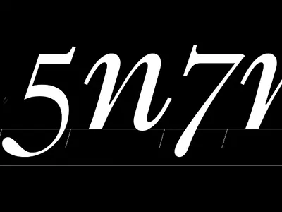 Numbers italic numbers oldstyle type type design typeface