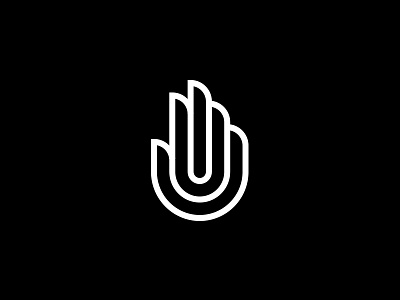 handmade hand logo symbol