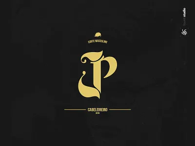 JP barber shop Identity 3runo barber shop logo