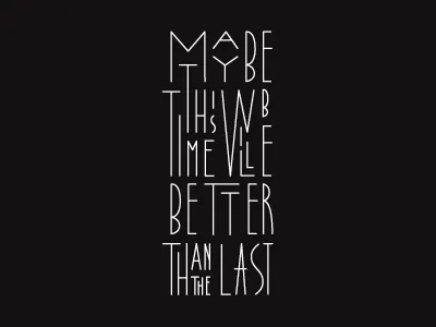 a long december design graphic letter lettering quote typo