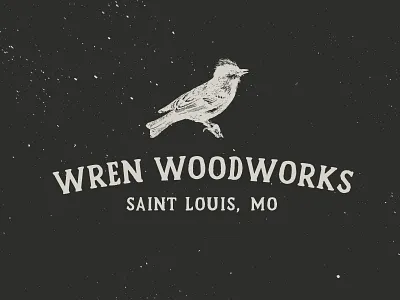 Wren Concept 2 branding concept minimal stl stlouis woodworking